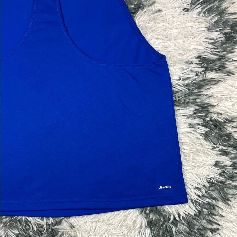 Adidas Men's Royal Blue Climalite Athletic Tank Size XL - Picture 7 of 10